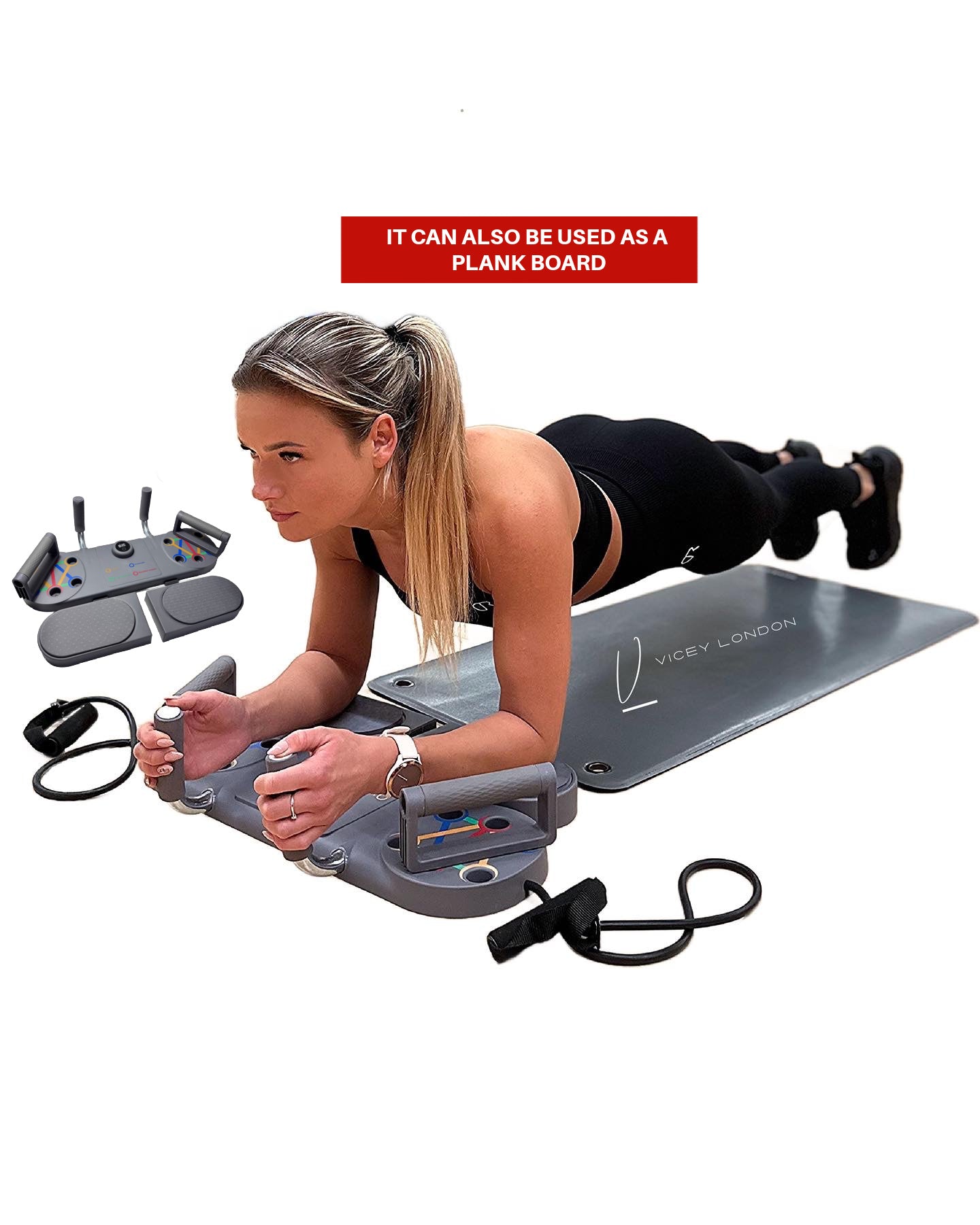 14 in 1 Smart Push - up board set with resistance bands